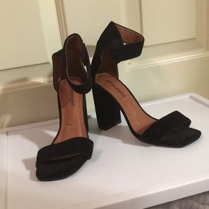 Jeffrey Campbell Black Suede Heels
